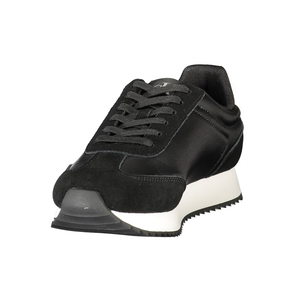 Calvin Klein Black Leather Women Sneaker