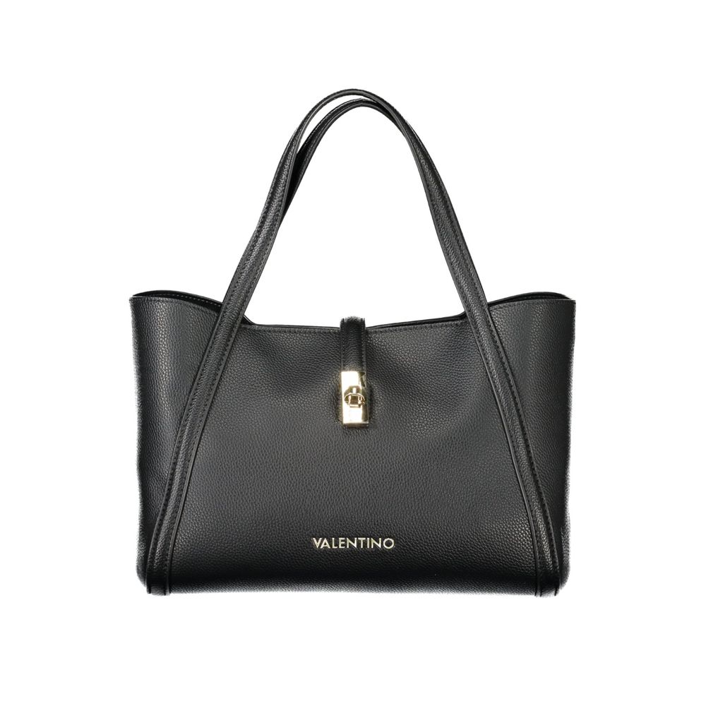 Mario Valentino Black Polyethylene Women Handbag