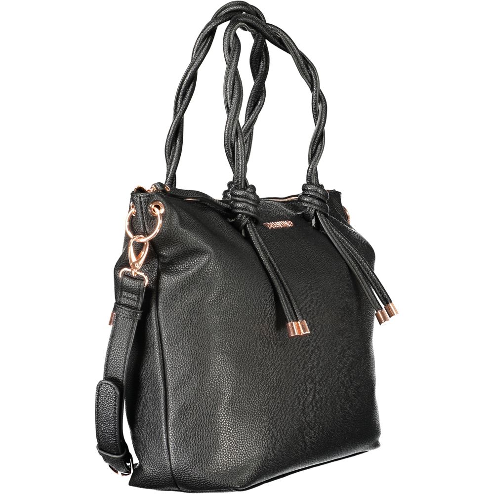 Mario Valentino Black Polyethylene Women Handbag