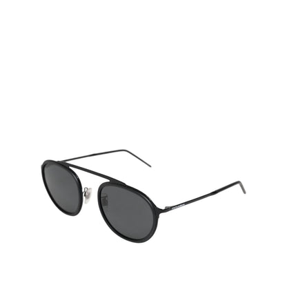 Dolce & Gabbana Black Metal Frame Round DG2276 Eyewear Shades Sunglasses