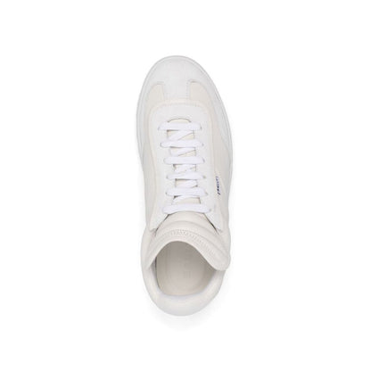 Bally White Calfskin Low Top Sneakers