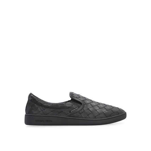 Bottega Veneta Black Calfskin Sneakers