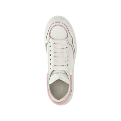Alexander McQueen White Calfskin Low Top Sneakers