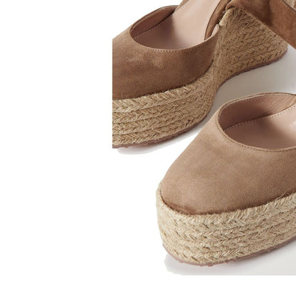 Gianvito Rossi Beige Calfskin Espadrilles