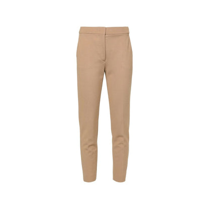 Max Mara Brown Elastane Cropped Pants