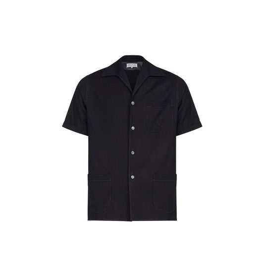 Maison Margiela short-sleeve wool shirt