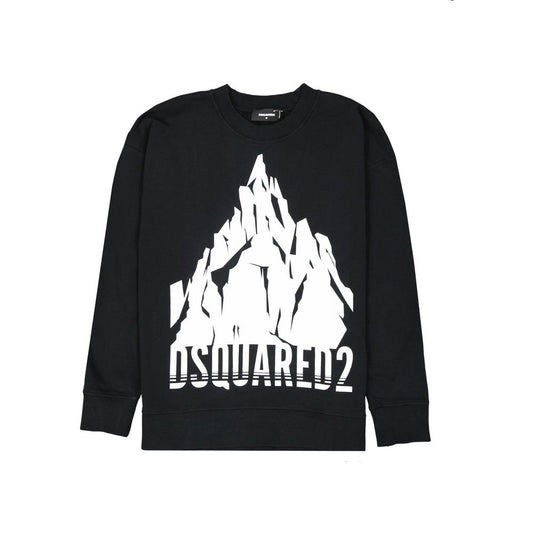Dsquared² Black Cotton Sweatshirt