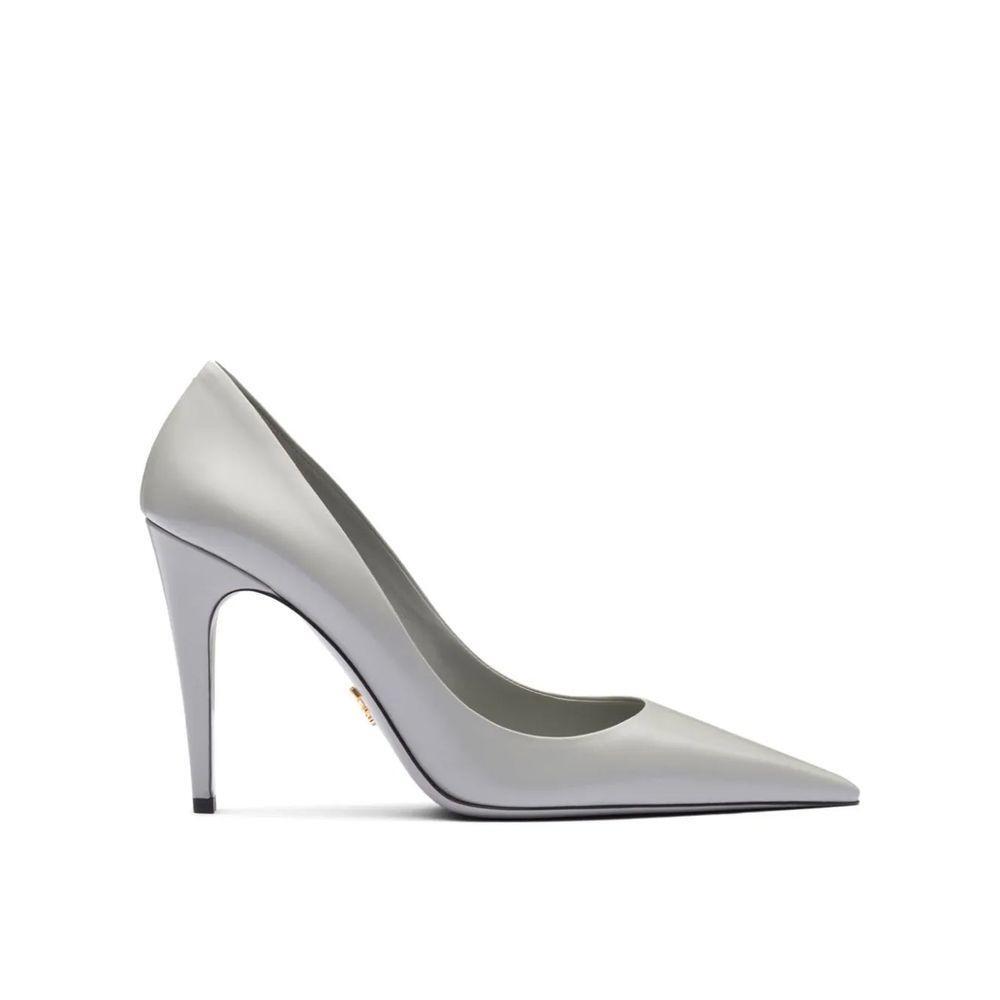 Prada Brushed Leather Pumps PR-8735542673620-EU36.5/US6.5