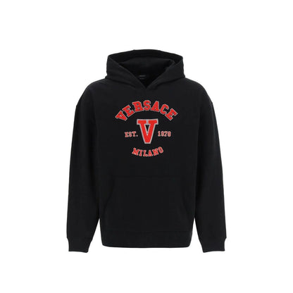 Versace Black Cotton Sweatshirt