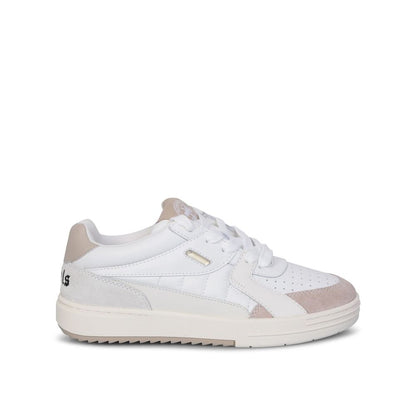 Palm Angels White Calfskin Low Top Sneakers