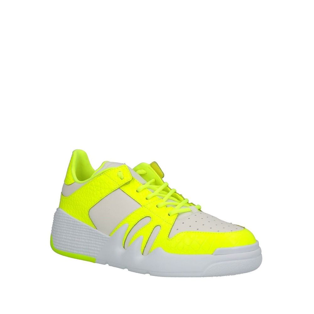 Giuseppe Zanotti White Calfskin Chunky Sneakers
