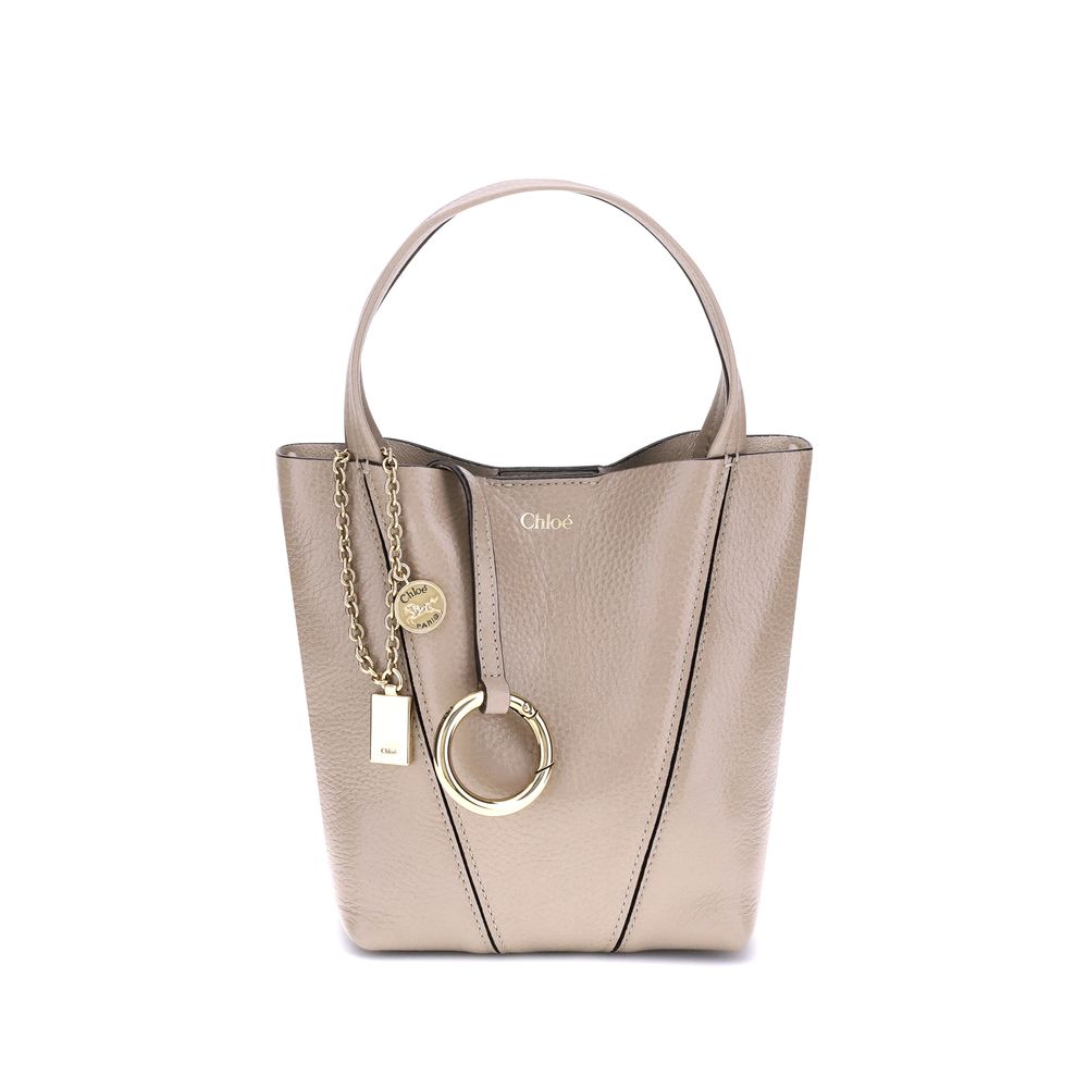 Chloé Beige Calf Leather Bos Taurus Shoulder Bag