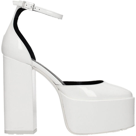 Paris Texas White Leather Platforms PA-8547224551689-EU38/US8