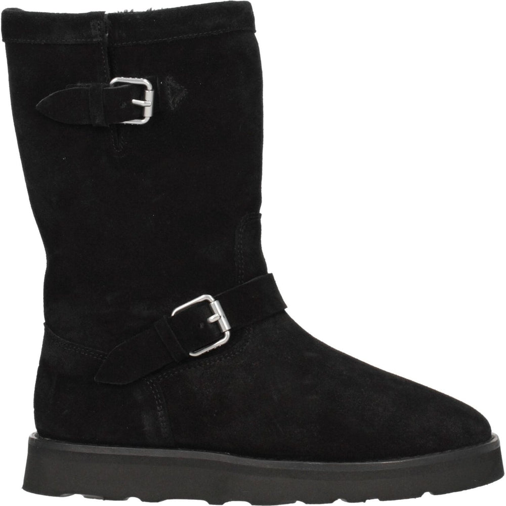 Kenzo Black Leather Ankle Boots KE-8547255189769-EU37/US7