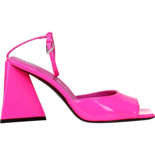 The Attico Pink Leather Stiletto Heels Sandals TH-8547286614281-EU36.5/US6.5