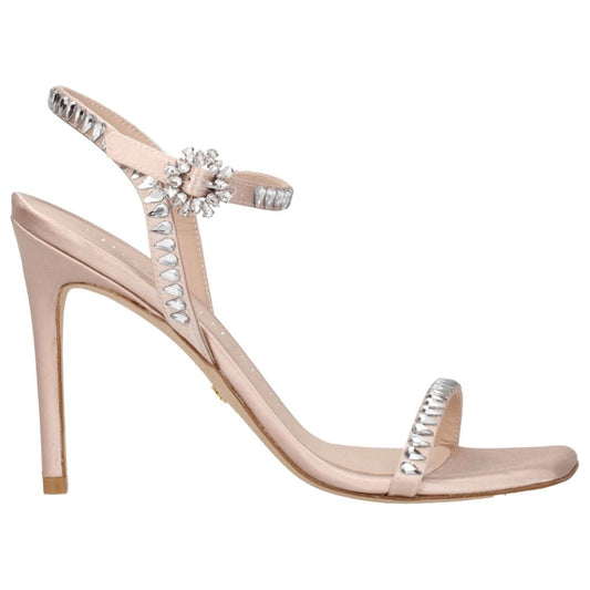 Stuart Weitzman Pink Satin Stiletto Heels Sandals ST-8547287695625-EU37/US7