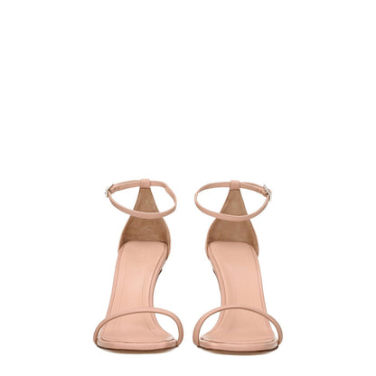 Lanvin Pink Leather Stiletto Heel Sandals