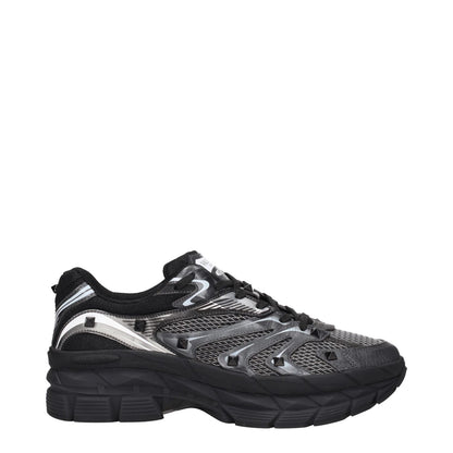 Valentino Garavani Black Fabric Athletic Sneakers