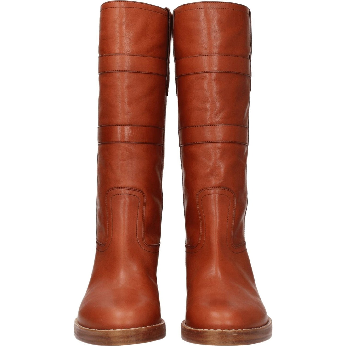 Celine Brown Leather Boots CE-8547320168713-EU41/US11