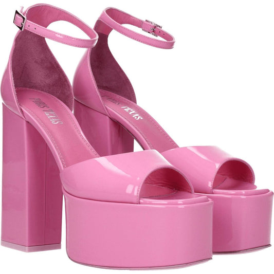 Paris Texas Pink Leather Platforms PA-8547364307209-EU36.5/US6.5