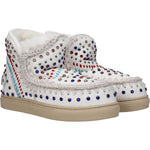 Mou White Leather Ankle Boots MO-8547457007881-EU36/US6