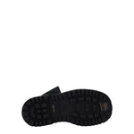 Versace Jeans Black Polyethylene Ankle Boots