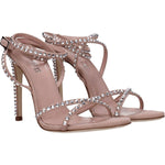 Paris Texas Pink Leather Stiletto Heels Sandals PA-8547462349065-EU36/US6
