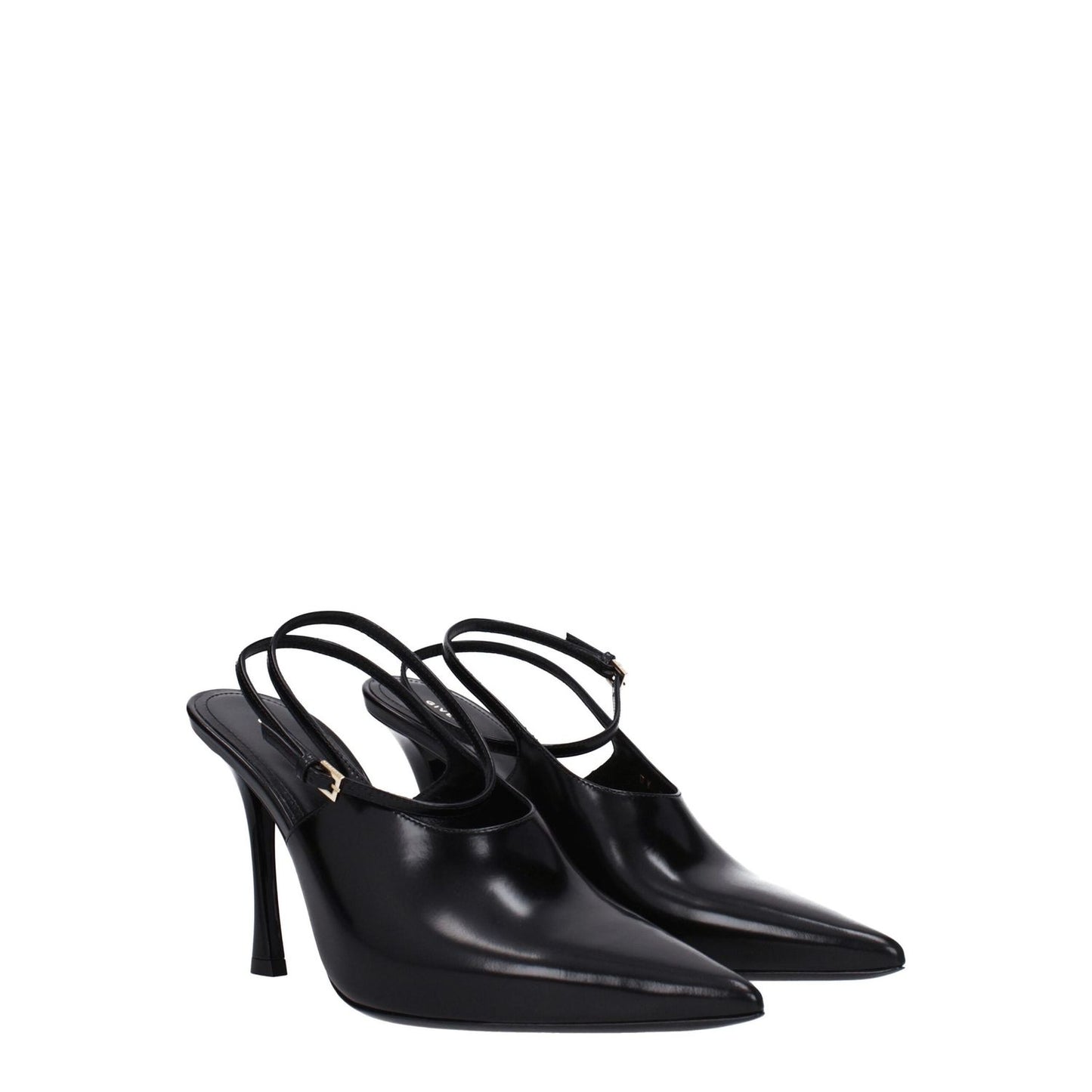 Givenchy Black Leather High Heel Pumps