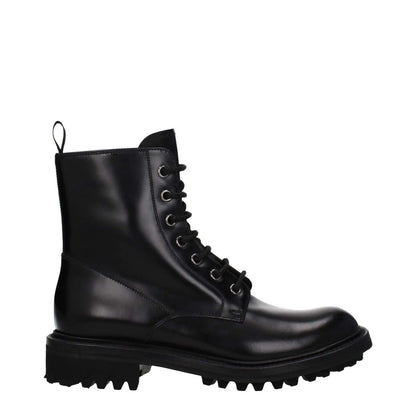 Church's Black Leather Ankle Boots