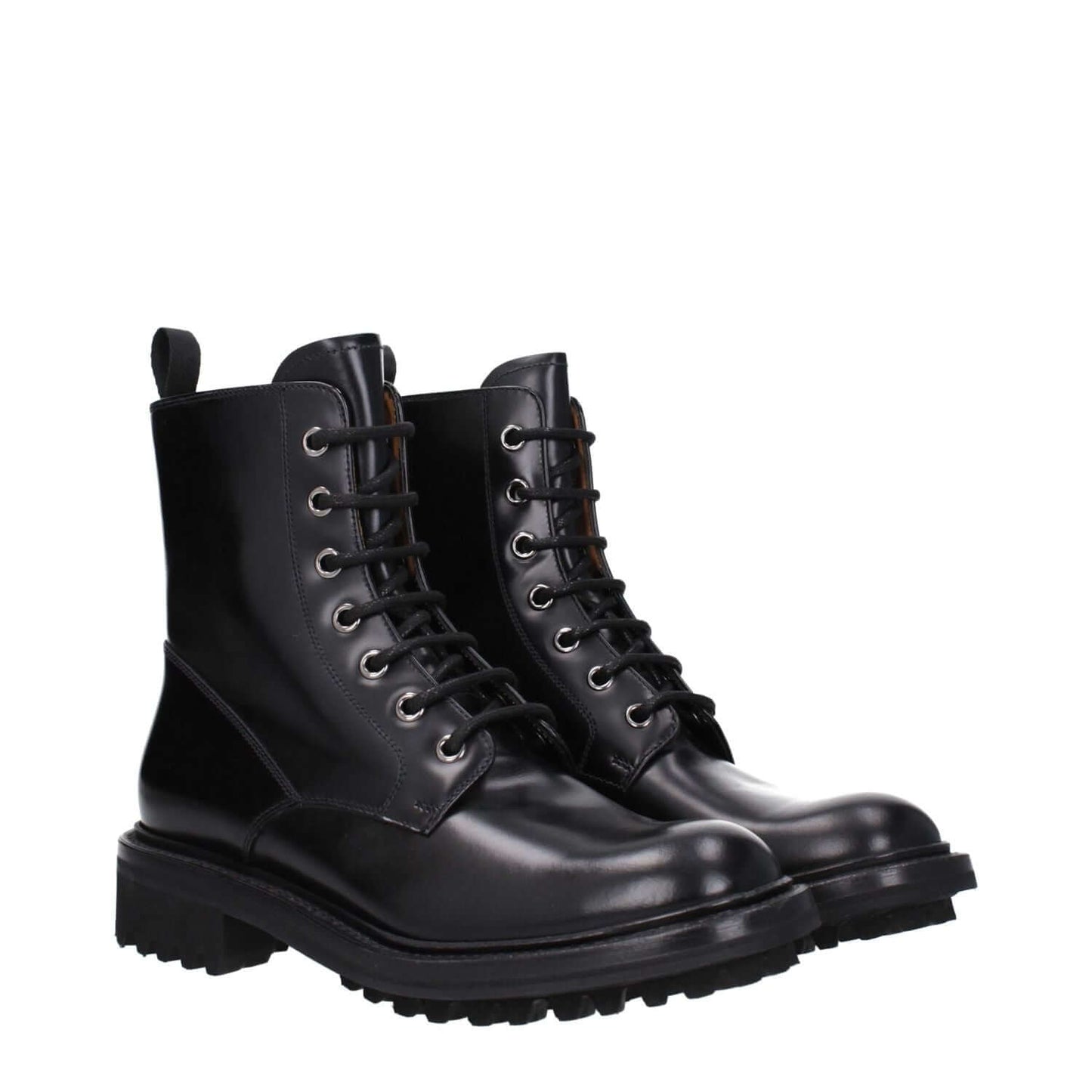 Church's Black Leather Ankle Boots
