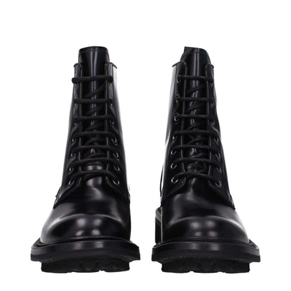 Church's Black Leather Ankle Boots