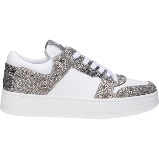 Jimmy Choo White Leather Chunky Sneakers JI-8613470535945-EU35/US5