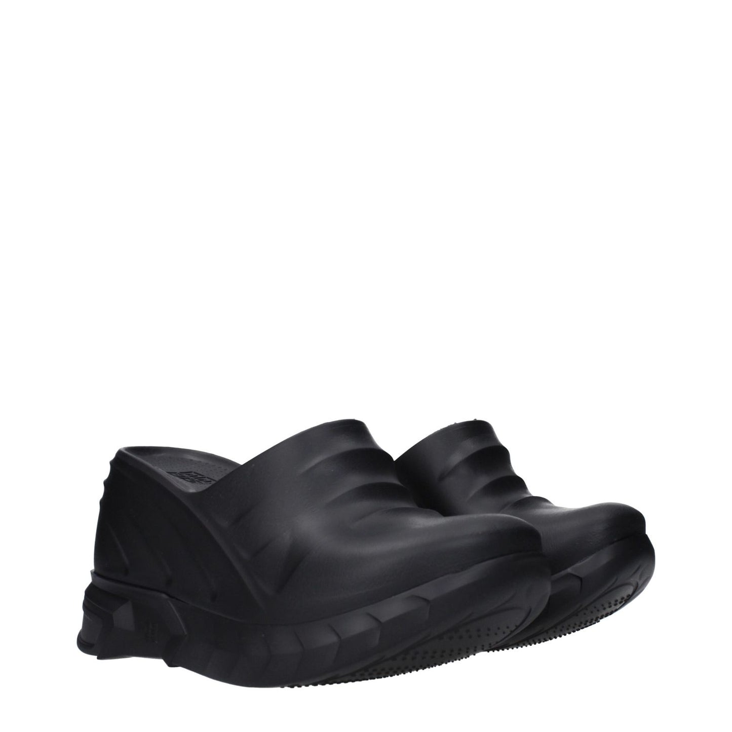 Givenchy Black Cotton Slippers