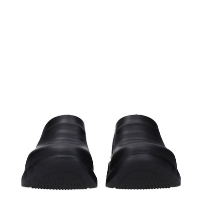 Givenchy Black Cotton Slippers