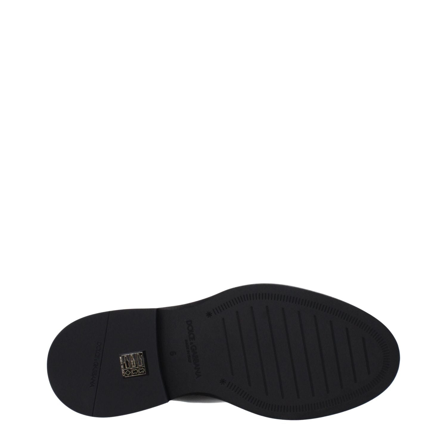 Dolce & Gabbana Black Leather Ankle Boots