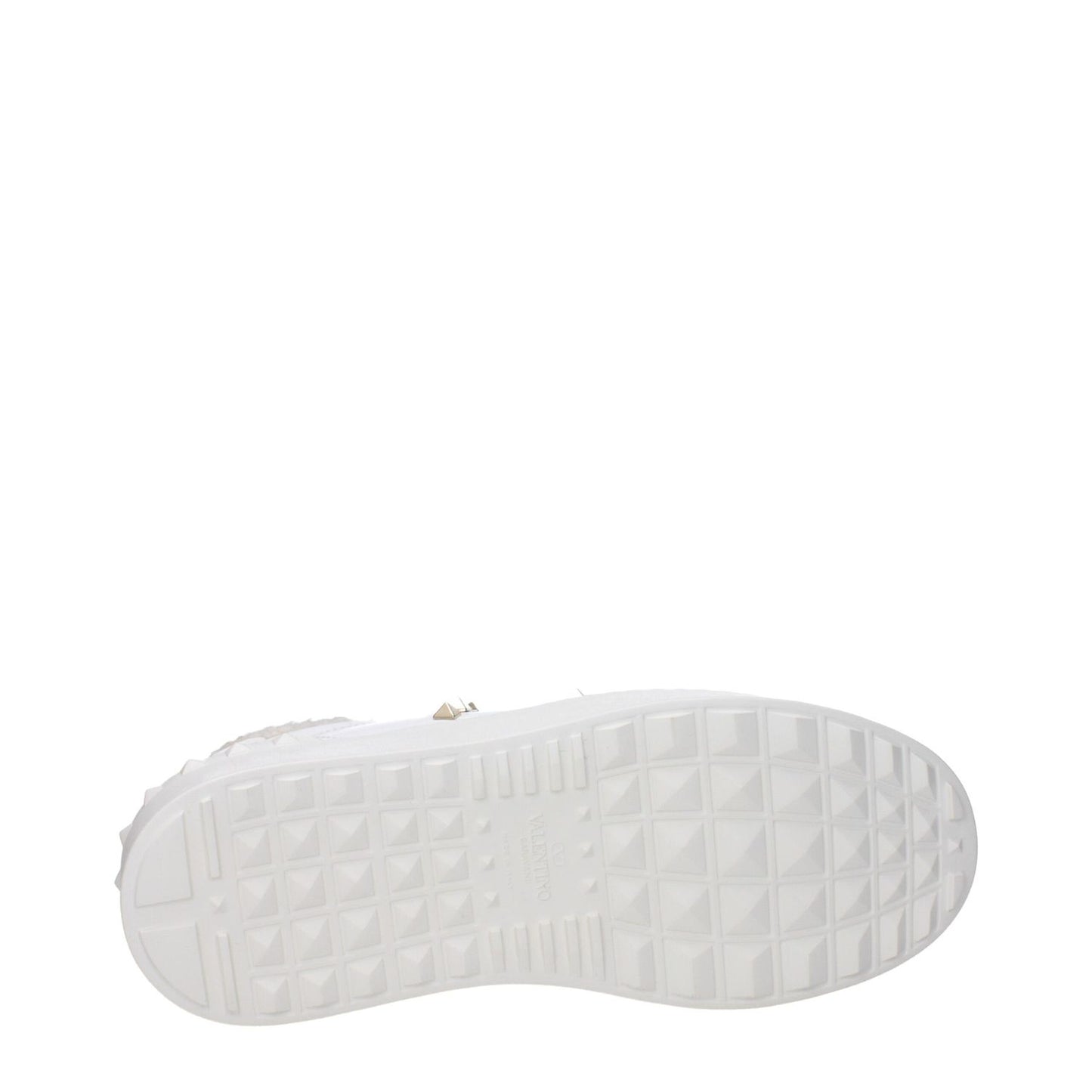 Valentino Garavani White Leather Platform Sneakers
