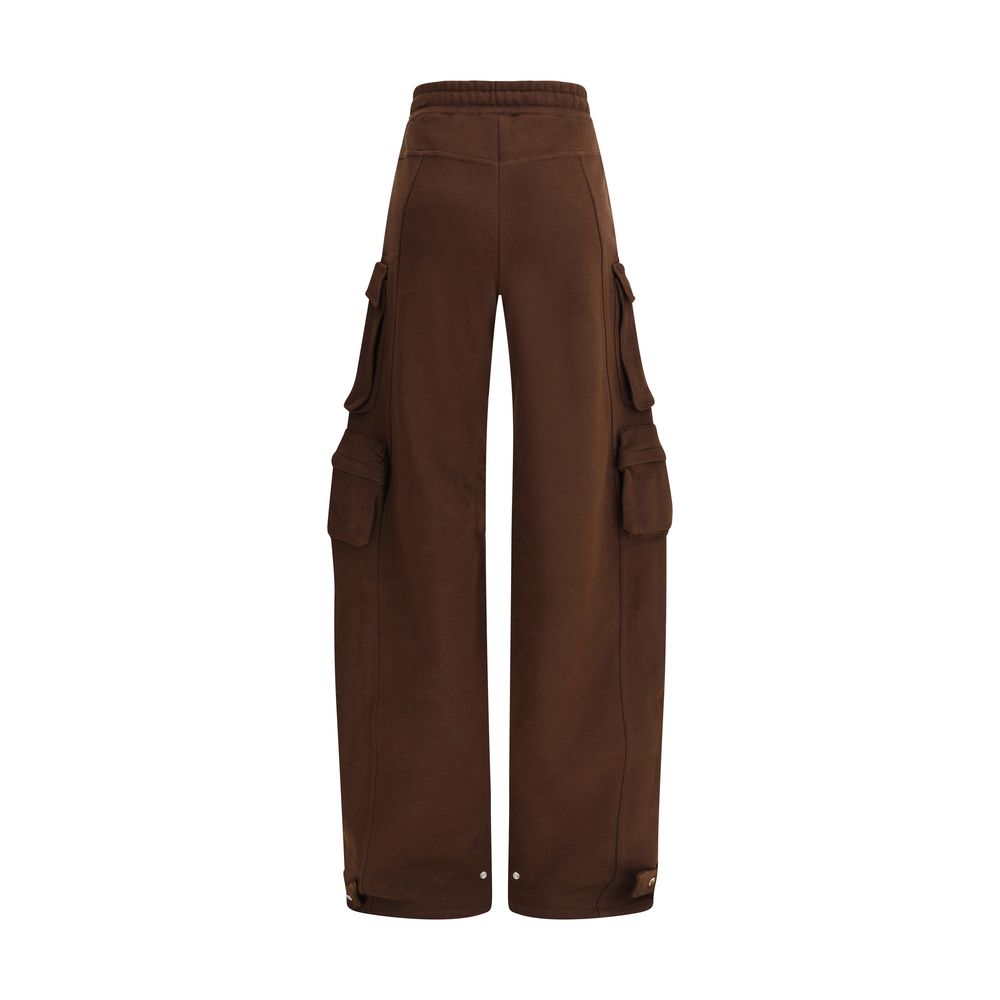 The Attico Brown Cotton Casual Pants