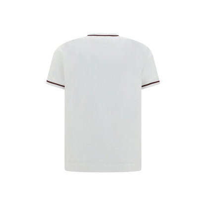 Brunello Cucinelli White Cotton T-Shirt
