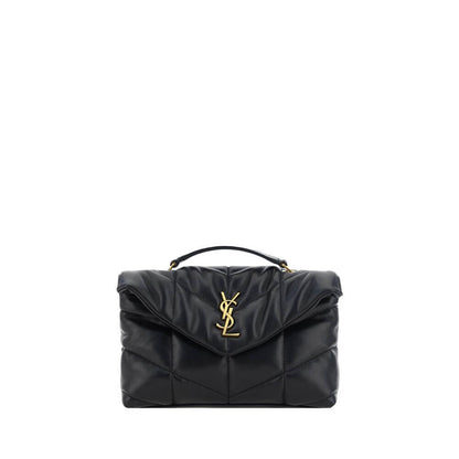 Saint Laurent Black Lamb Ovis Aries Aries Shoulder Bag