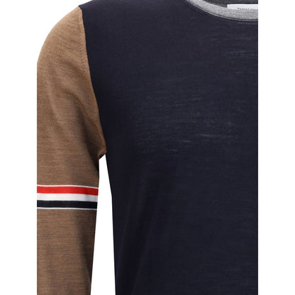 Thom Browne Multicolor Fleece Wool Sweatshirt