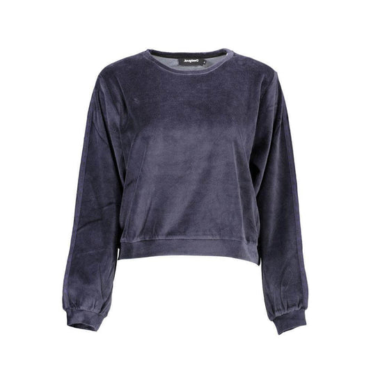 Desigual Blue Cotton Sweater