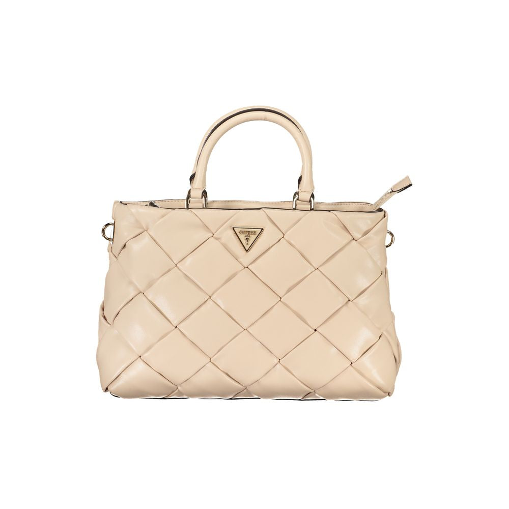 Front view with bag zipped and handles upright.