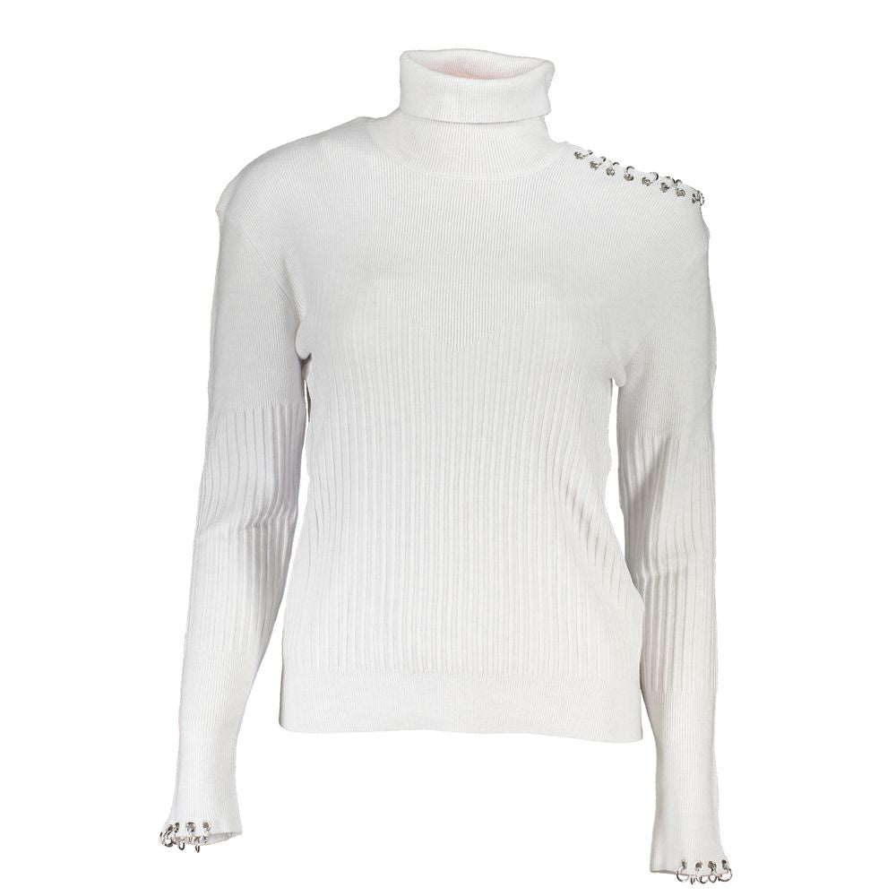 Patrizia Pepe Gray Cotton Sweater