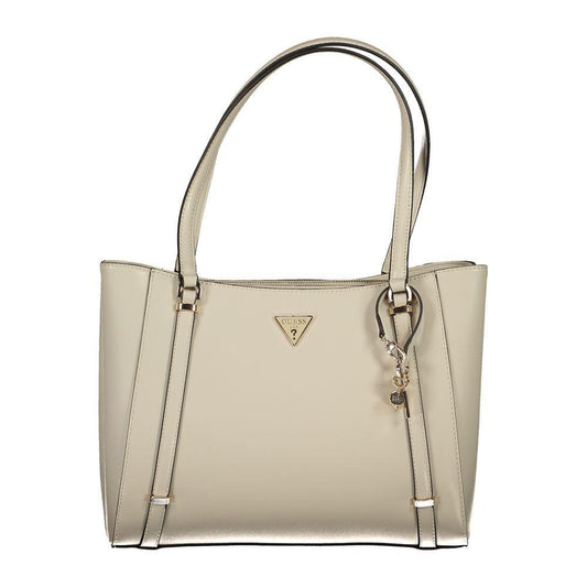 Guess Jeans Beige Polyethylene Handbag