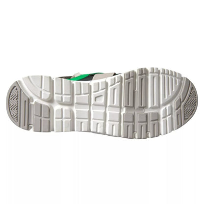 Dolce & Gabbana Sneakers Multicolor Leather Suede Shoes