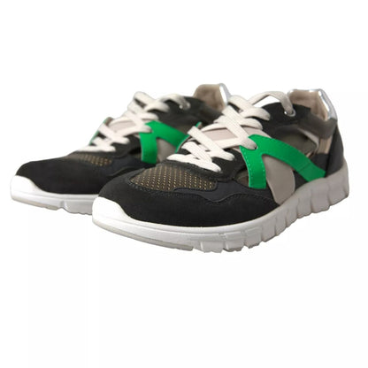 Dolce & Gabbana Sneakers Multicolor Leather Suede Shoes