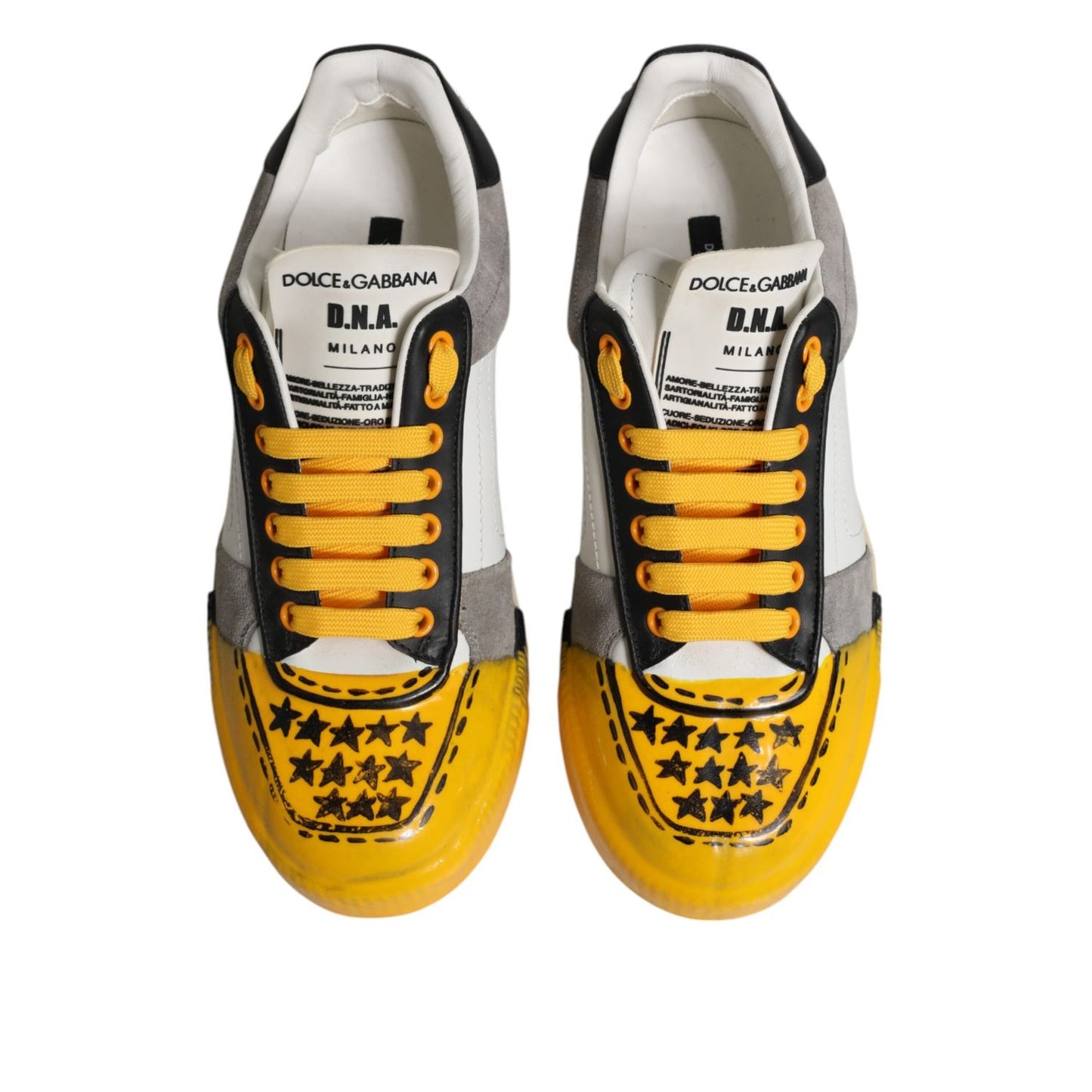 Dolce & Gabbana Multicolor MIAMI Low Top Sneakers Shoes