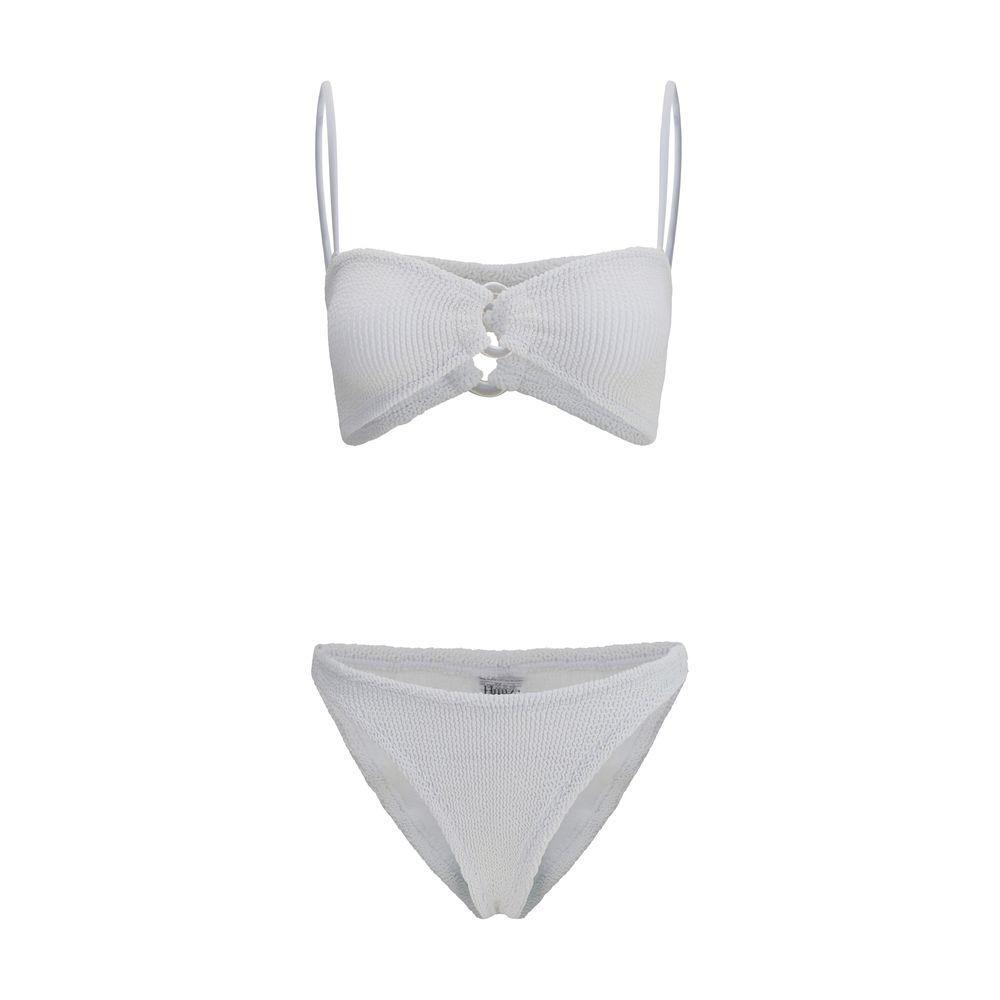 Hunza G Misty Swimsuit HU-BMISTYPRLWHITE-ONE SIZE