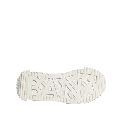Dolce & Gabbana White NS1 Lace Up Low Top Sneakers Shoes