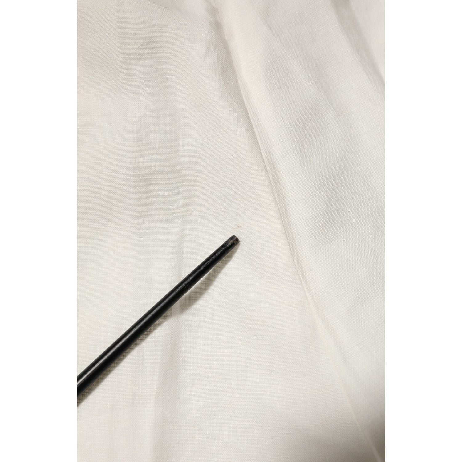 Dolce & Gabbana Cream Linen Dress Slim Formal Trouser Pants